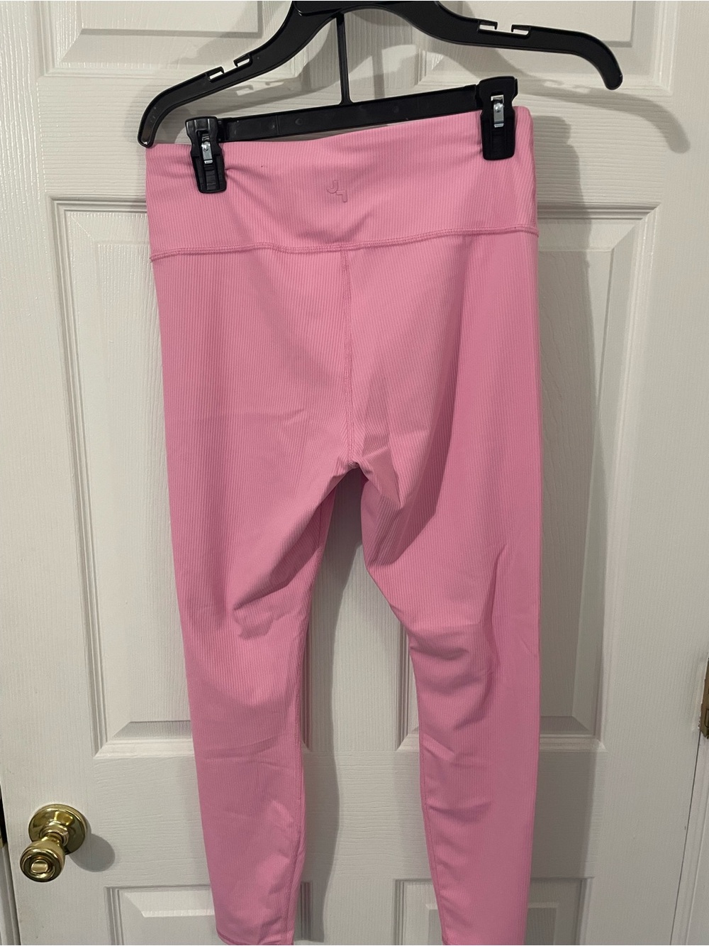 JoyLab Pink Lace-Up Ribbed Tank Top and Leggings Set - Picture 4 of 7